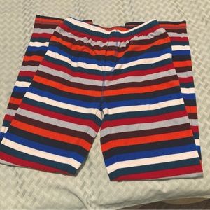 Lands End Boys pajama bottoms Multi Stripe Size 18